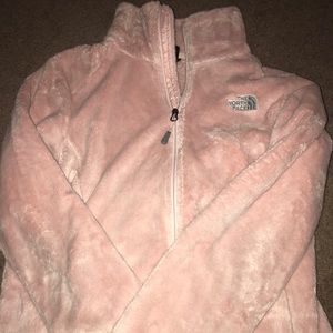 Pink north face jacket